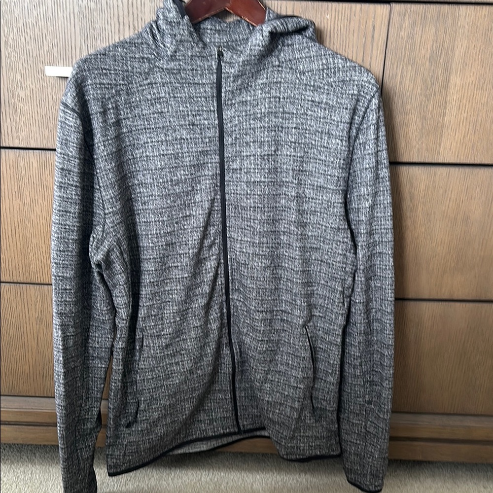 lululemon athletica Gray Zip Up Sweater with High Collar